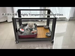 AUP Hundekäfig aus Aluminium für Haustiere