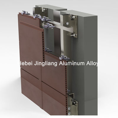 Qualität  20mm Thickness Terracotta Facade Support System usine