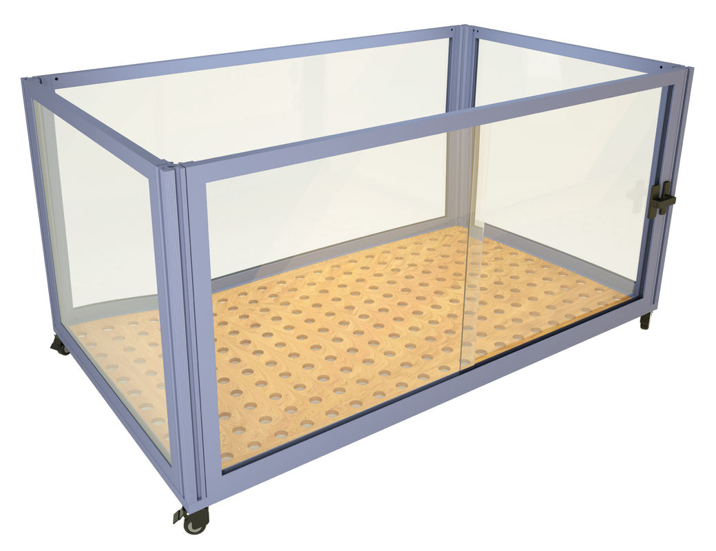 Entfernbare Schiebetabelle Metall Haustierkäfig mit Mesh-Panels Einfache Montage Kleine bis mittlere Haustiere