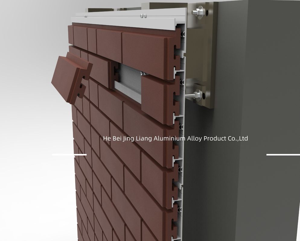 Einfache Installation Ziegelwandstützsystem Korrosionsbeständigkeit